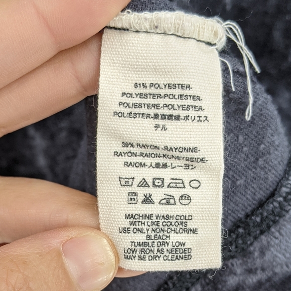 We The Free Crushed Velvet Grey Milan Layering Top - Picture 8 of 8